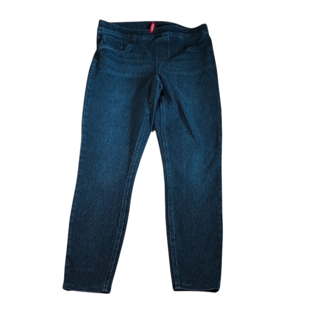 Spanx Pull-On Dark Wash Jeans Size Med